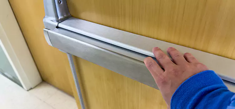 Installing a Push Bar on a Door Findlay